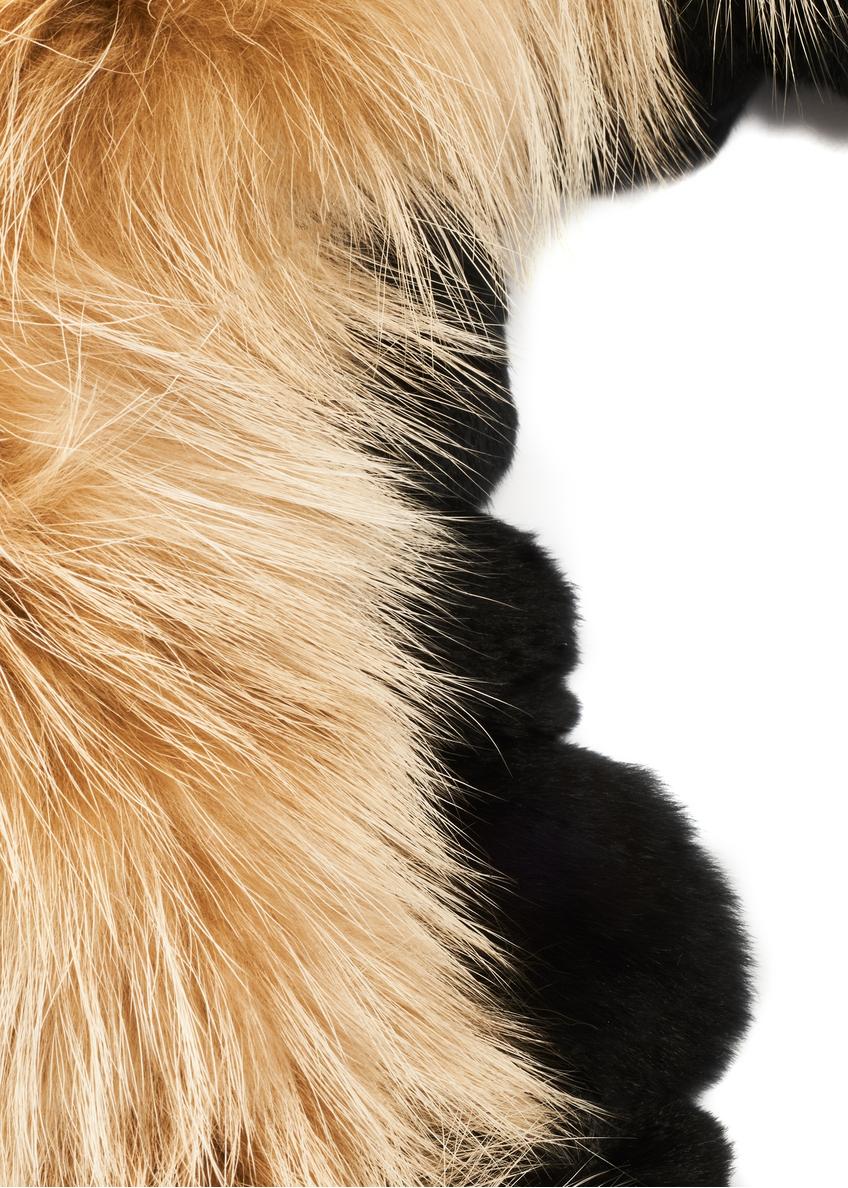 Szal damski z naturalnego futra SZADF-0029A-16(Z25)