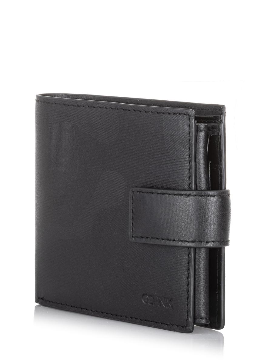 Skórzany portfel męski wzór moro PORMS-0528-99(W23)
