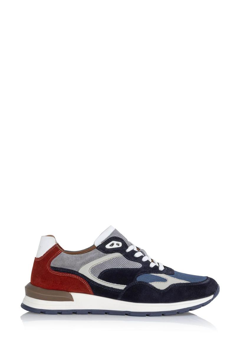 Skórzane kolorowe sneakersy męskie BUTYM-0461-15(W24)