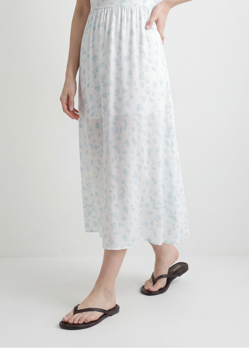 Skórzane japonki damskie w kolorze ciemnobrązowym BUTYD-1271-1I(W26)