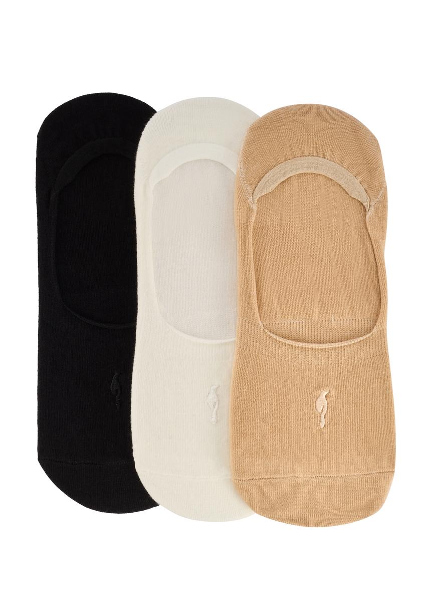 Zestaw stopek damskich ZESDT-0029-00(W26) - widok produktu od góry, na białym tle. 