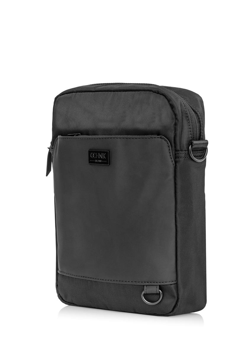 Large black men's postbag TORMN-0314A-99(Z24)