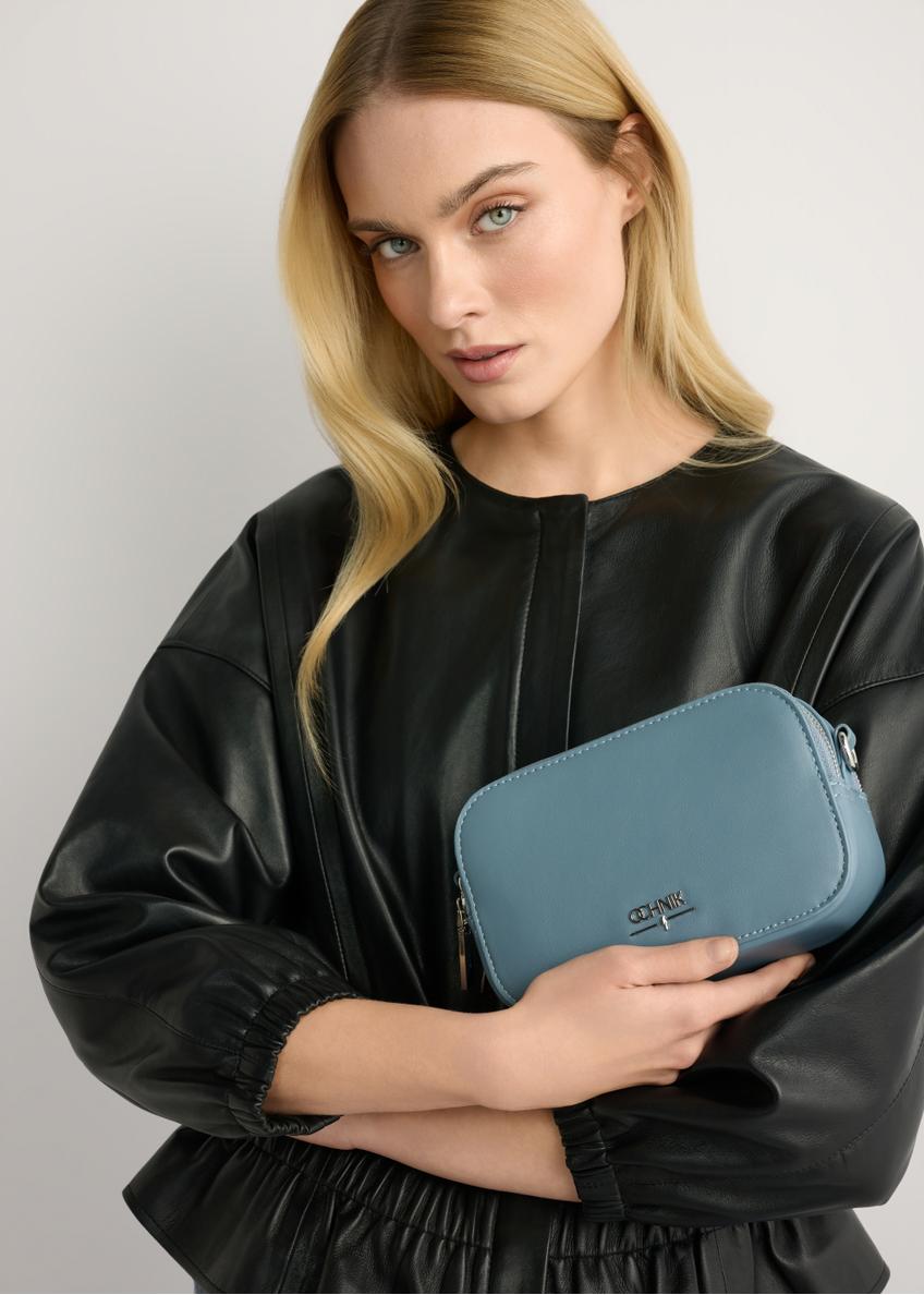 Niebieska mała torebka damska TOREC-1172-7C(W26)