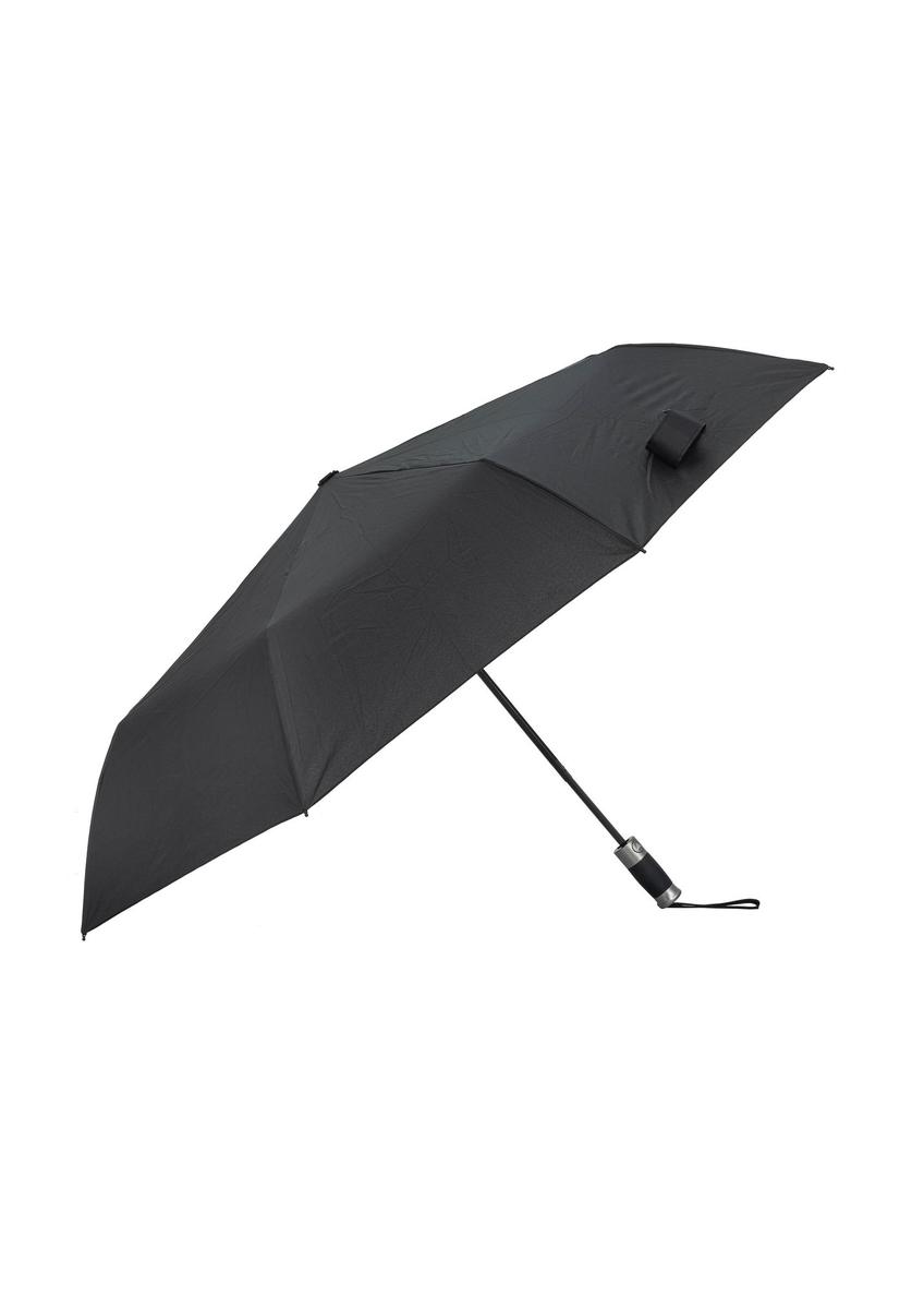 Składany parasol męski w kolorze czarnym PARSM-0031-99(W24)