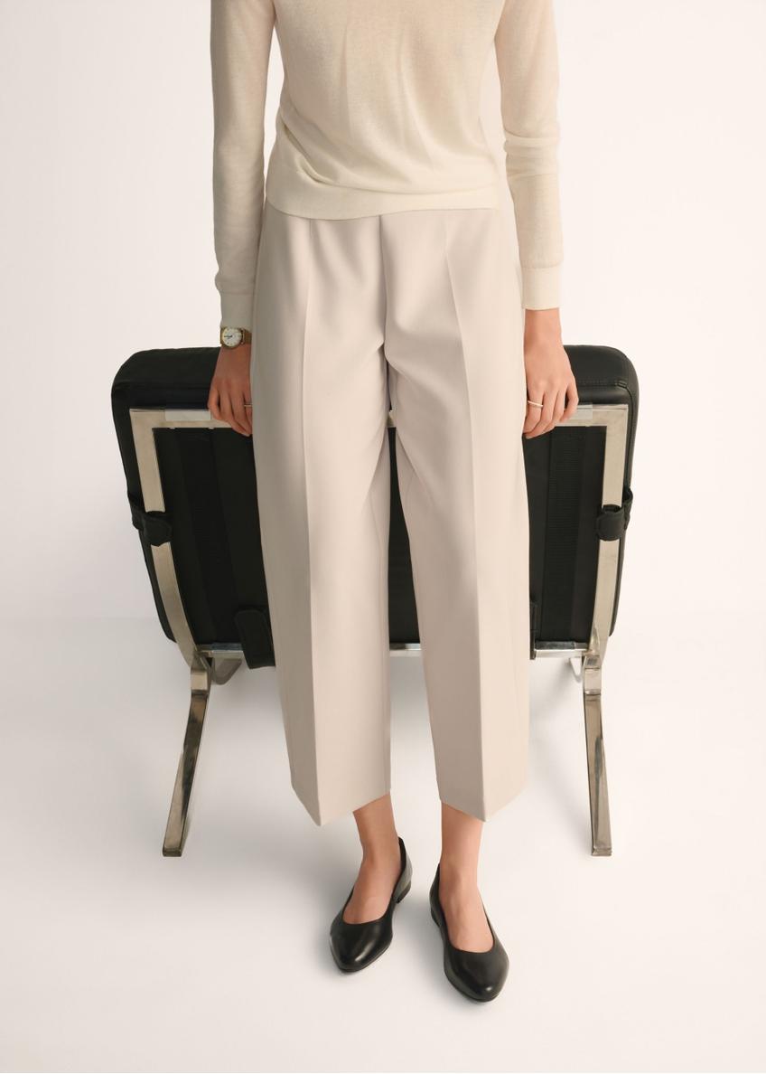 Skórzane czarne baleriny BUTYD-1049B-99(W26)