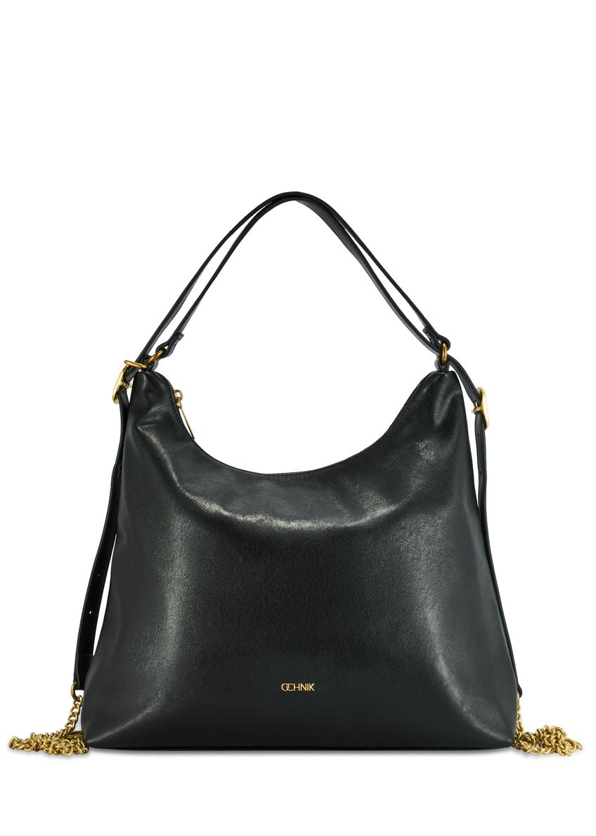 Czarna torebka damska shopper TOREC-1083-99(Z25)