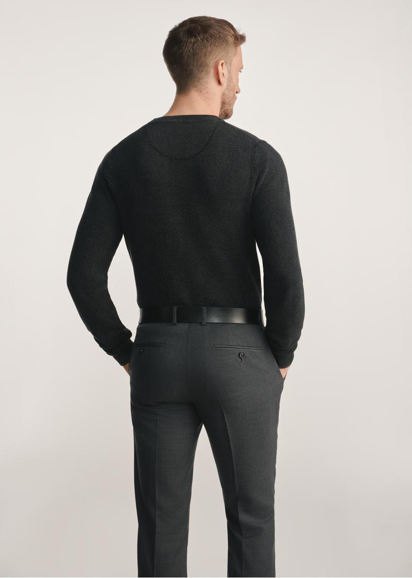 Sweter męski w kolorze czarnym SWEMT-0181-99(Z25)