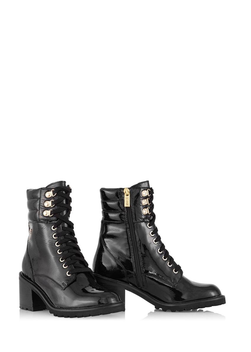 Women's lacquered leather boots BUTYD-0814A-97(Z23)