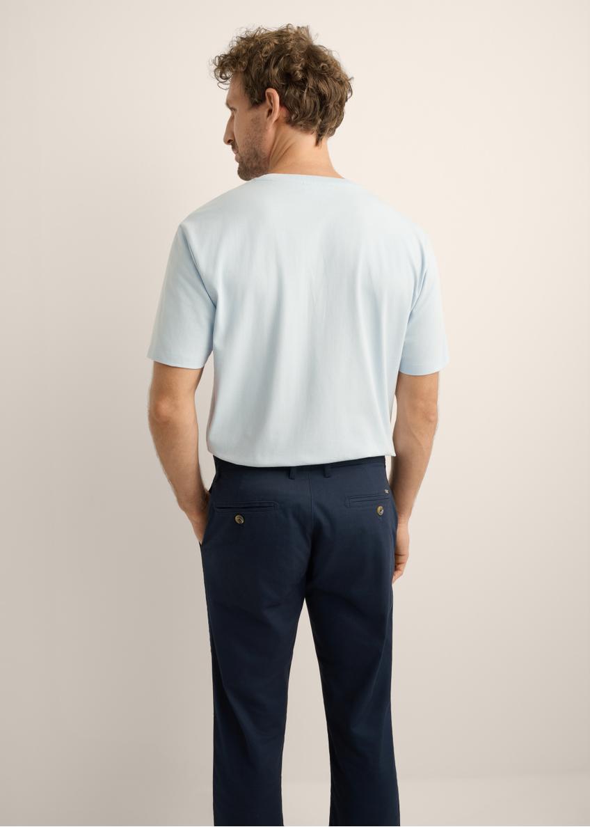 Jasnoniebieski T-shirt męski TSHMT-0120-7A(Z26)