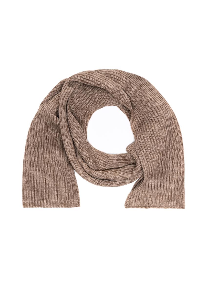 Beige women's scarf SZADT-0096-81(Z23)