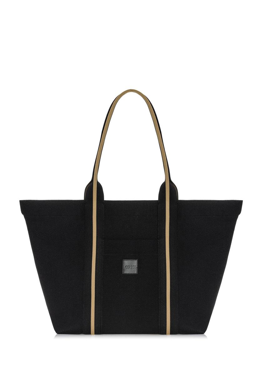 Czarna torebka shopper damska TOREN-0311-99(W25)-10