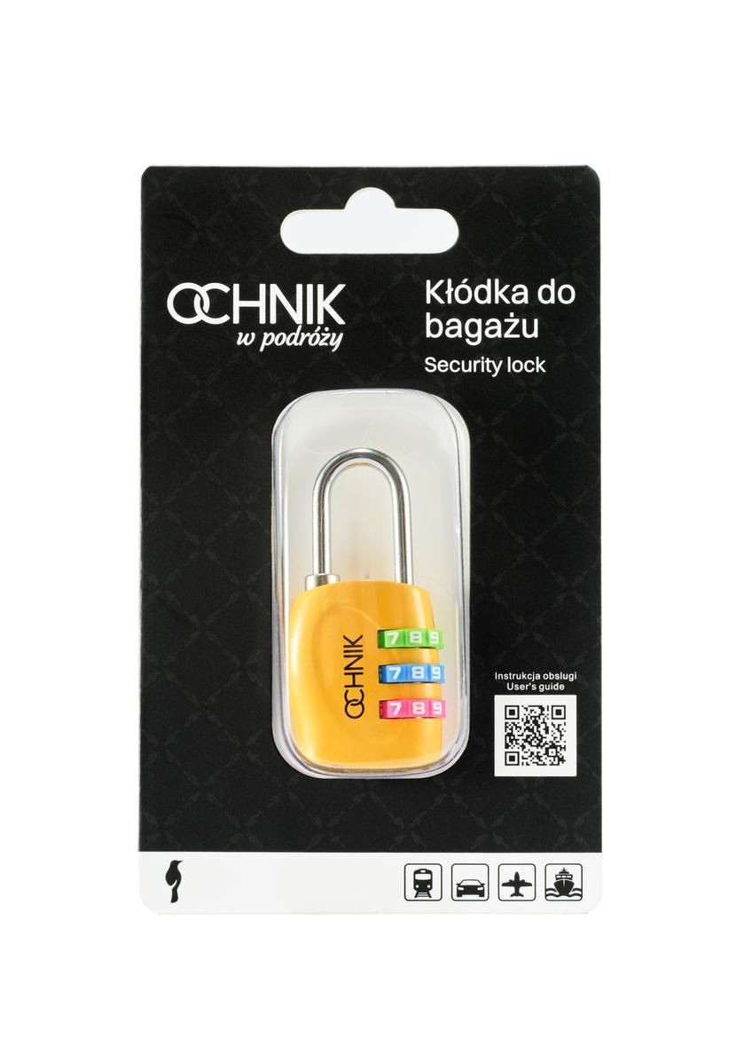 Żółta szyfrowa kłódka AW-015-0001-21(W25)