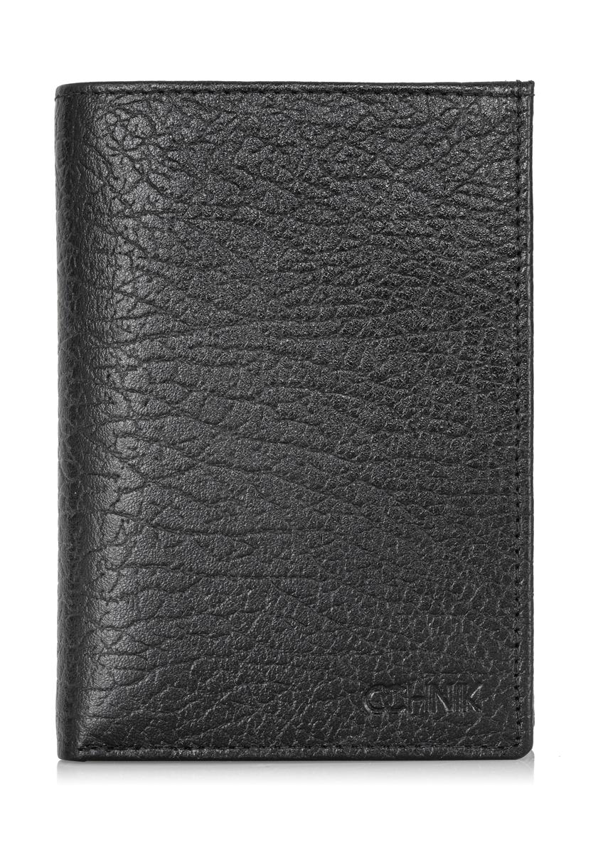 Skórzany groszkowany portfel męski PORMS-0534-99(W24)