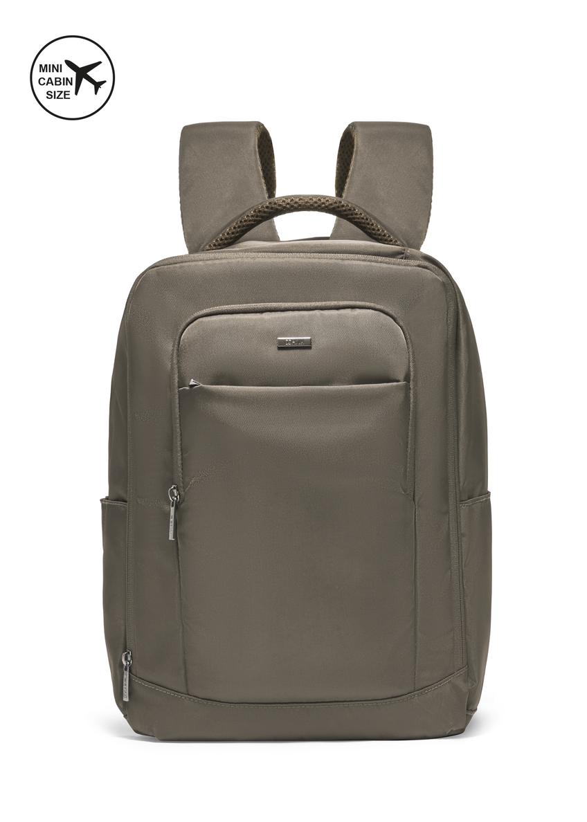 Plecak do samolotu w kolorze khaki PLCMN-0014-8D(Z26)