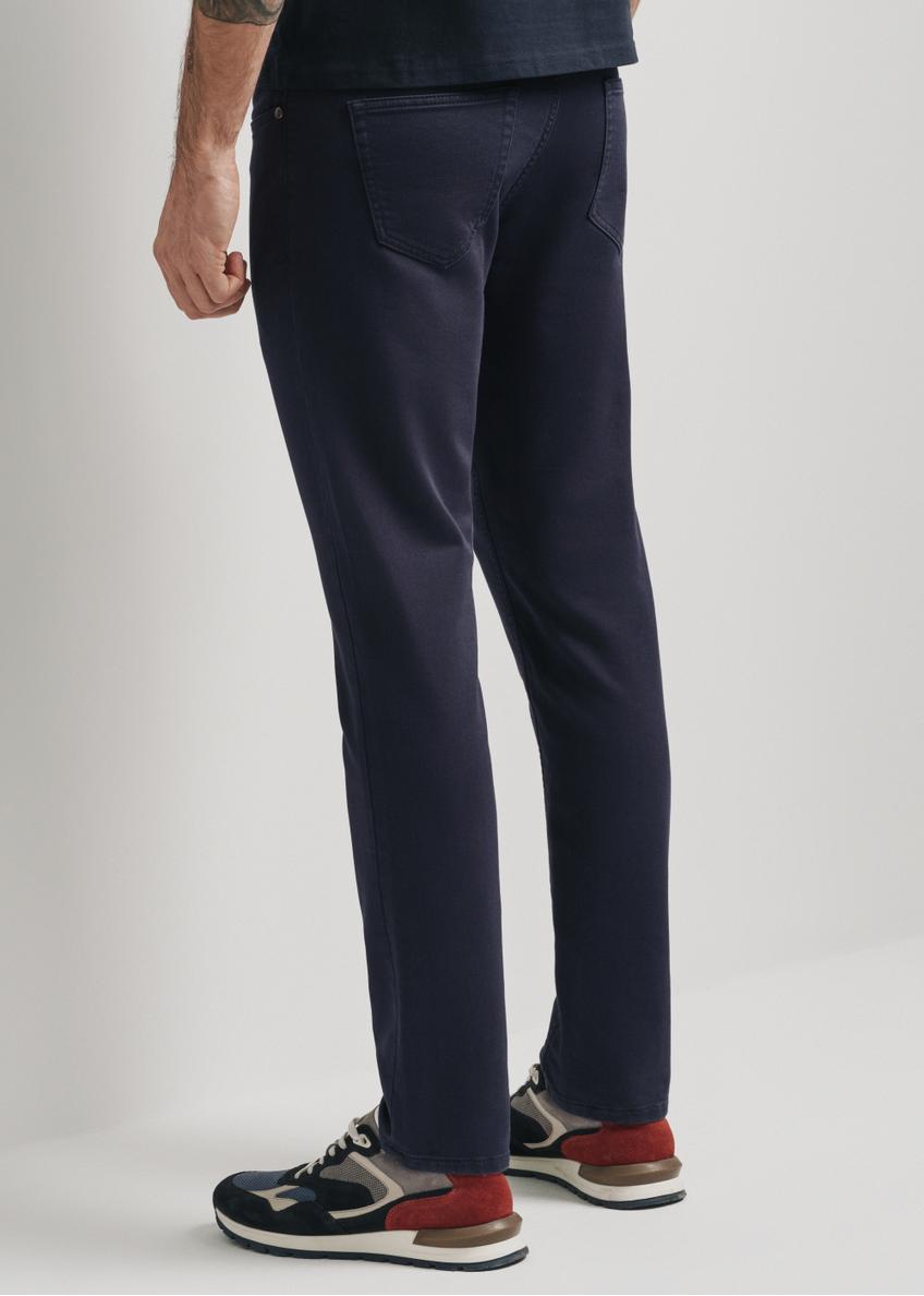 Granatowe spodnie męskie SPOMT-0096-68(W24)