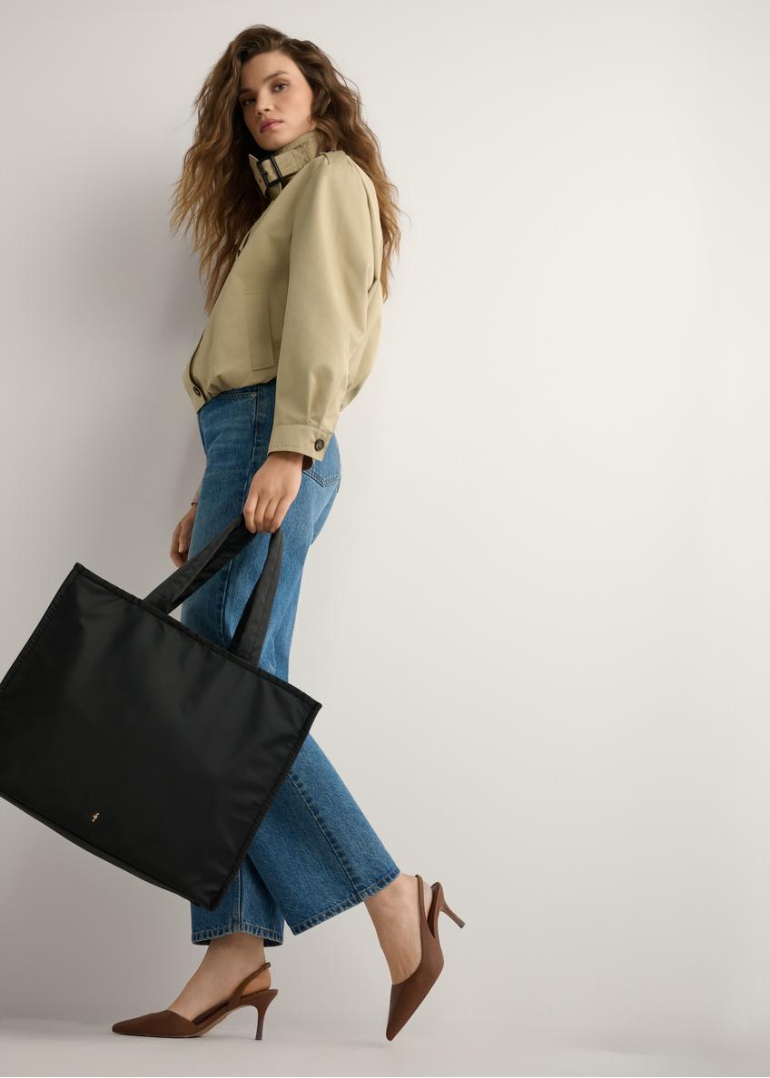 Czarna duża torba damska TOREN-0343-99(W26)