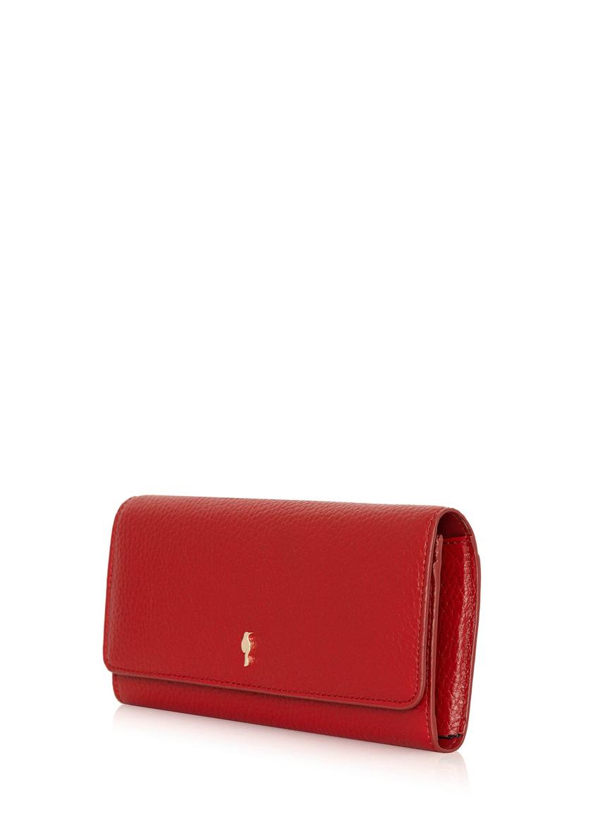 Large red leather women's wallet PORES-0893E-41(Z24)