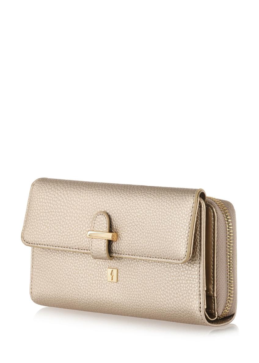 Capacious gold women's wallet POREC-0397-28(Z24)