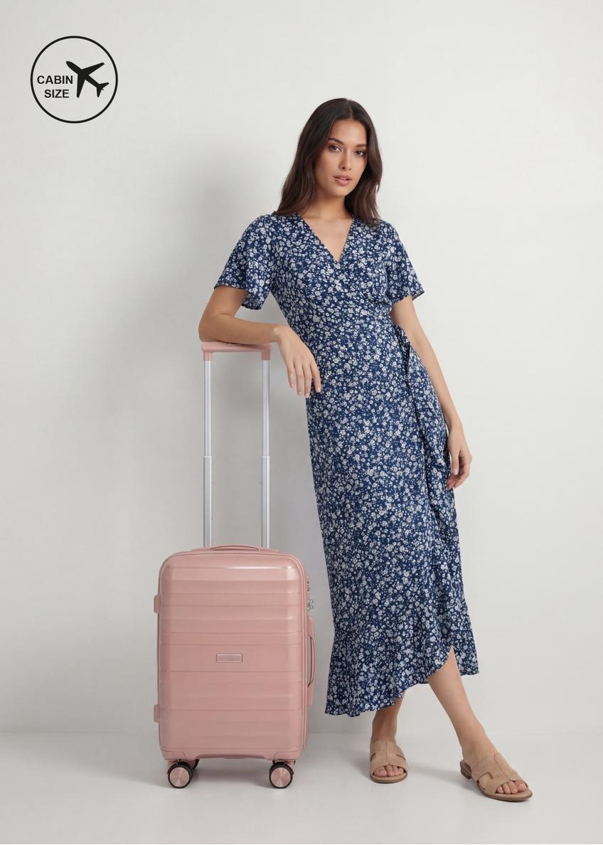 Mała walizka na kółkach WALPP-0024-5B-19(W26)