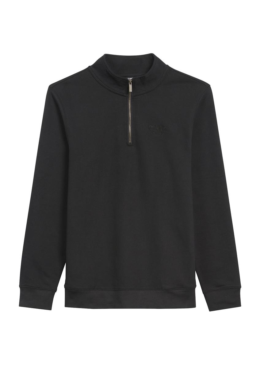 Czarna bluza męska bez kaptura BLZMT-0067-99(Z25)