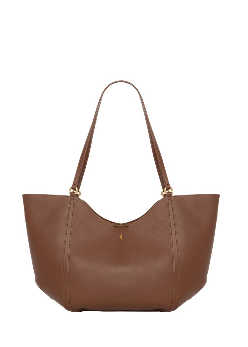 Jasnobrązowa torebka damska typu shopper TOREC-1296-3D(Z26)