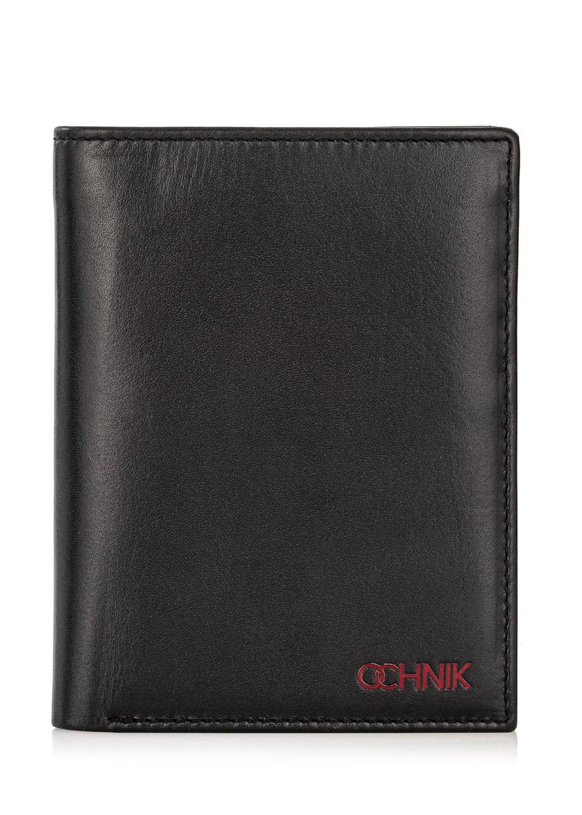 Black leather men's wallet PORMS-0627-98(Z24)