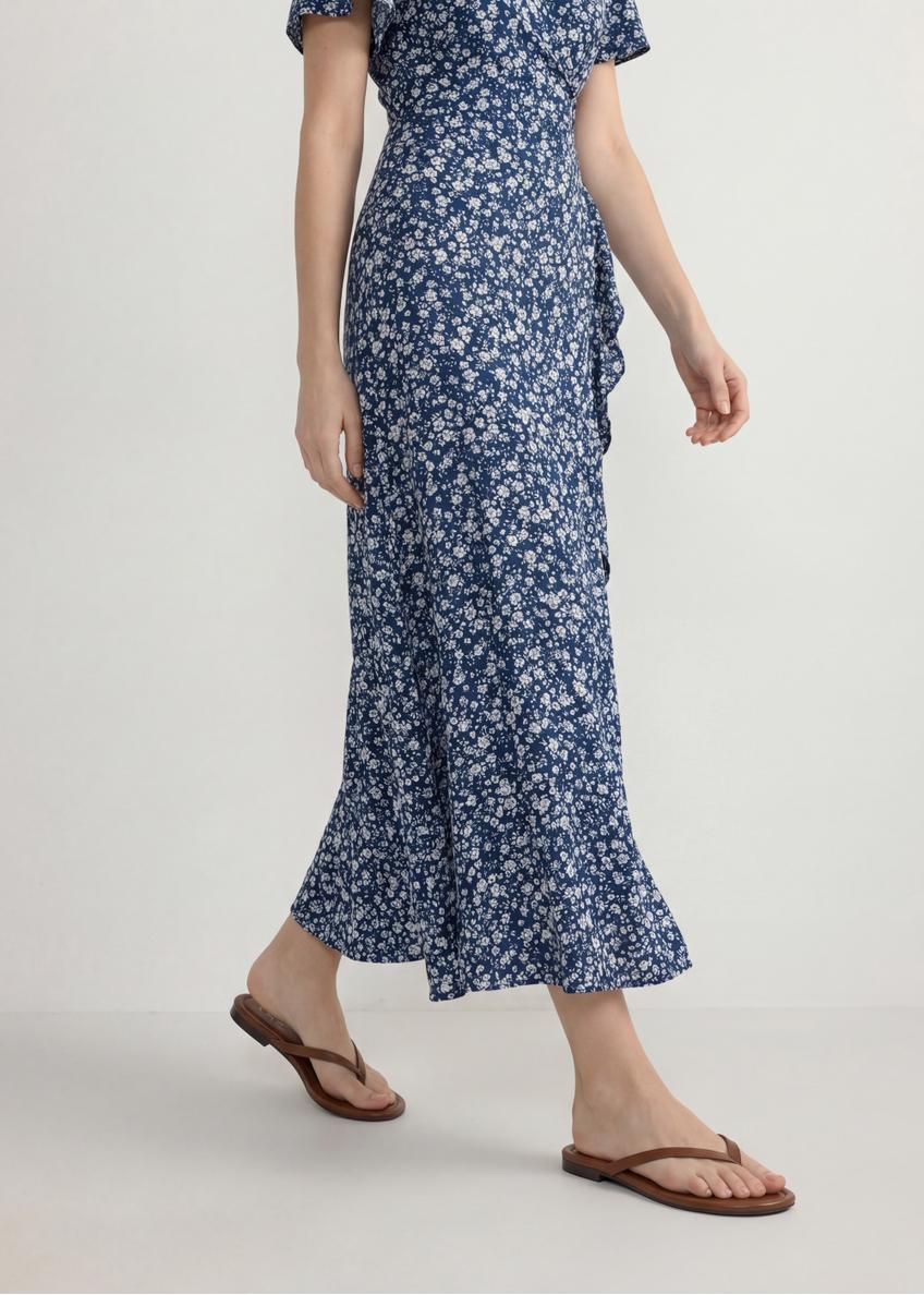 Skórzane japonki damskie w kolorze camelu BUTYD-1271-1D(W26)