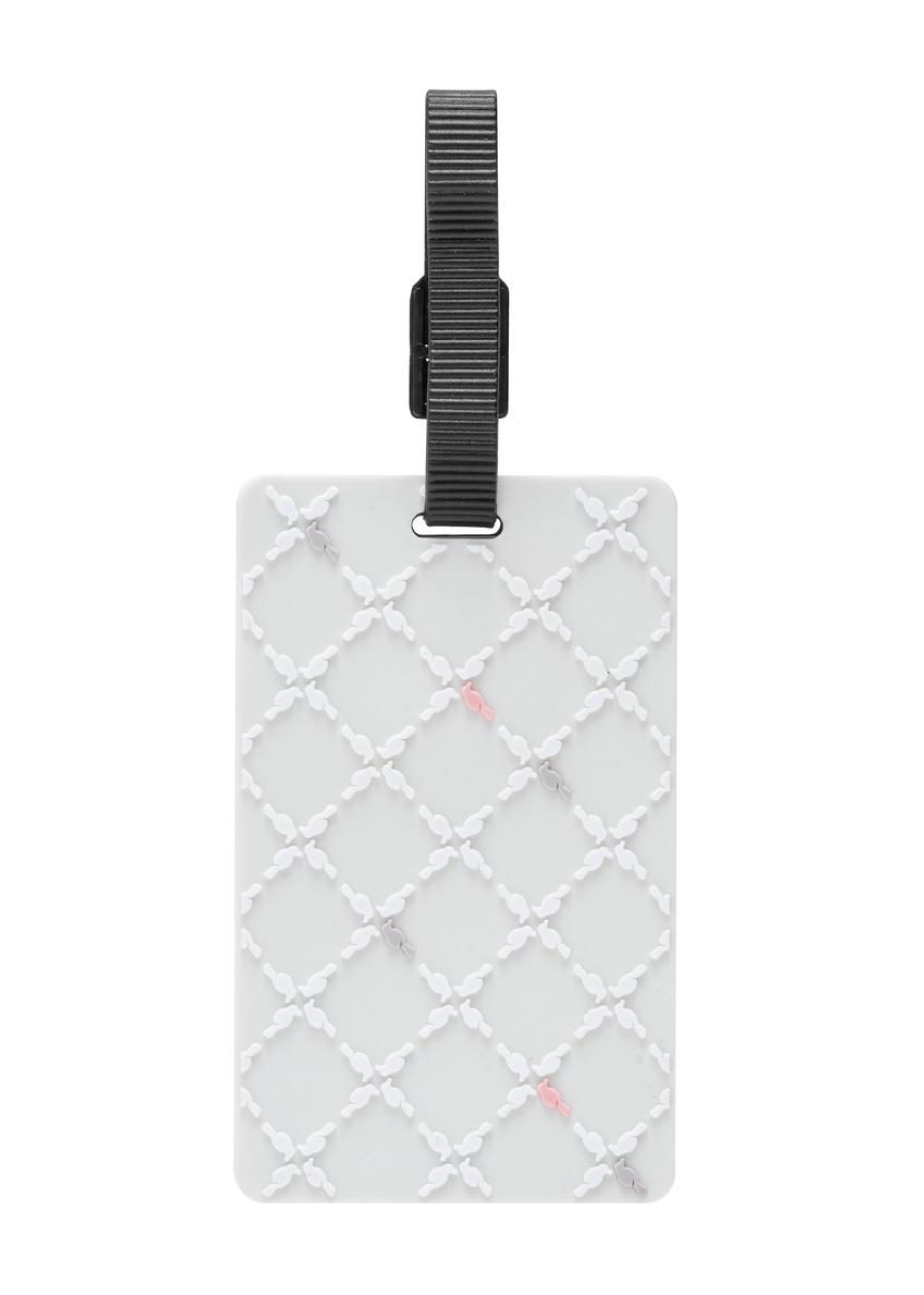 Identyfikator do bagażu AW-012-0007-12(W25), widok produktu z przodu na białym tle.