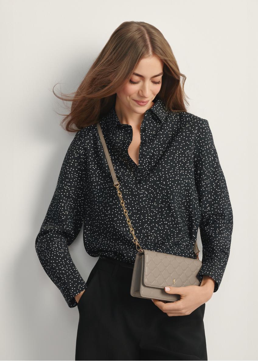 Mała torebka damska w kolorze chłodnego brązu TOREC-1178-1K(W26)