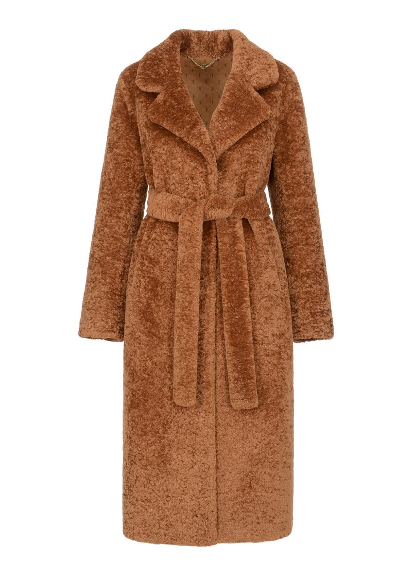 Futro damskie w kolorze brązowym FUTDP-0031-24(Z23)-04