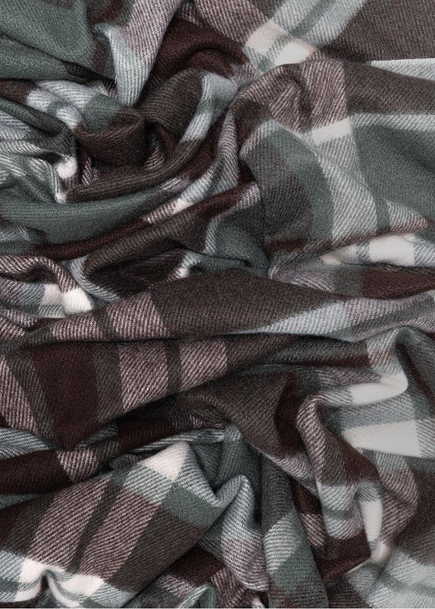 Men's winter scarf in check SZAMT-0080-51(Z24)