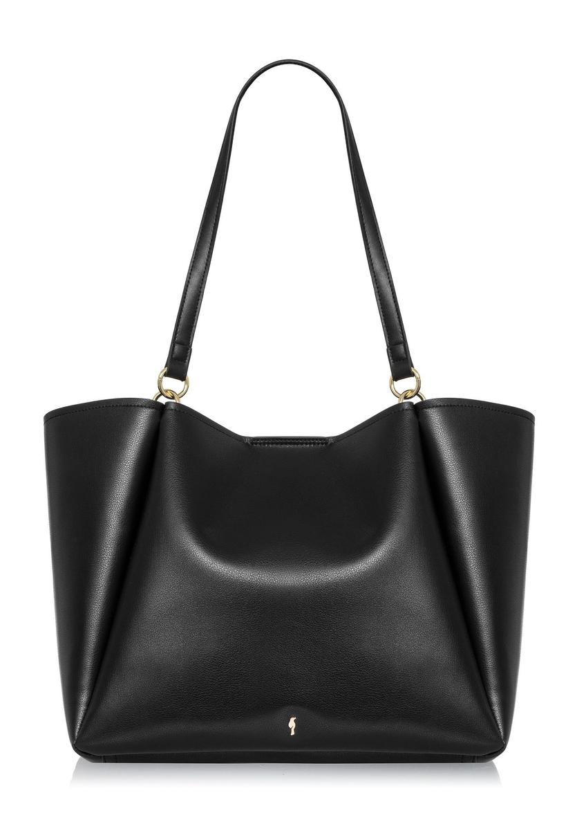 Torebka damska typu tote bag TOREC-0845A-99(Z25), widok produktu z przodu na białym tle.