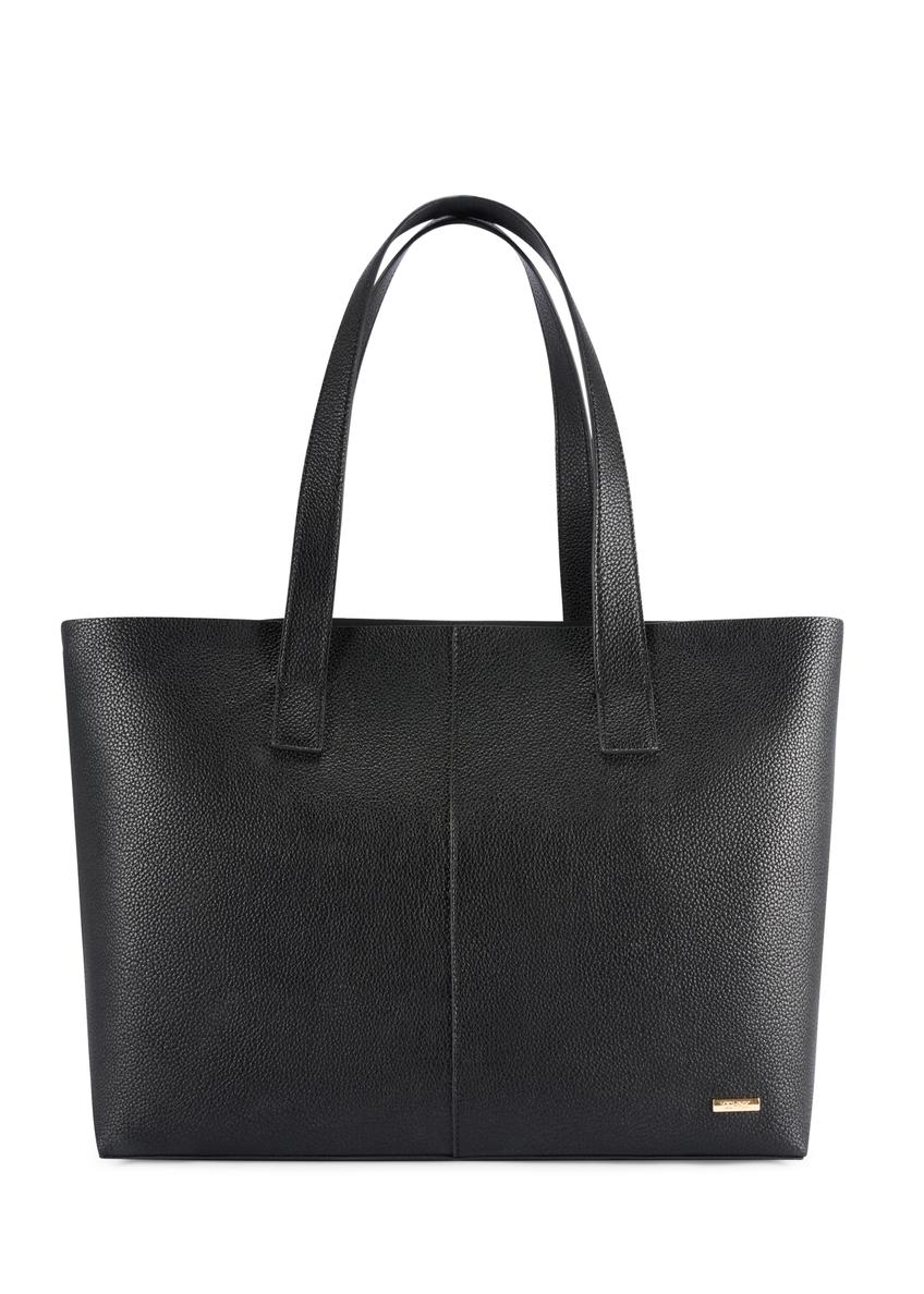 Czarna torebka damska shopper TOREC-1208-9I(W26)