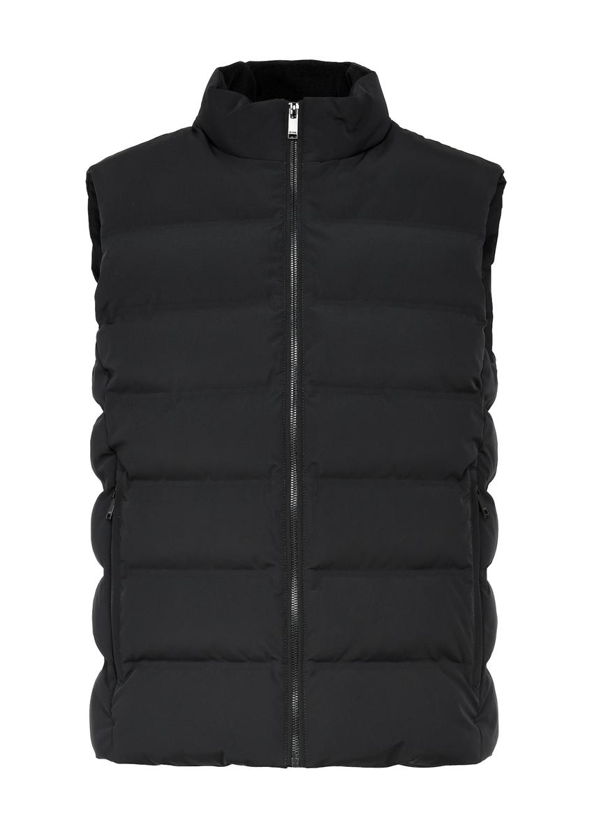 Czarna kamizelka męska KAMMT-0008-99(Z25)