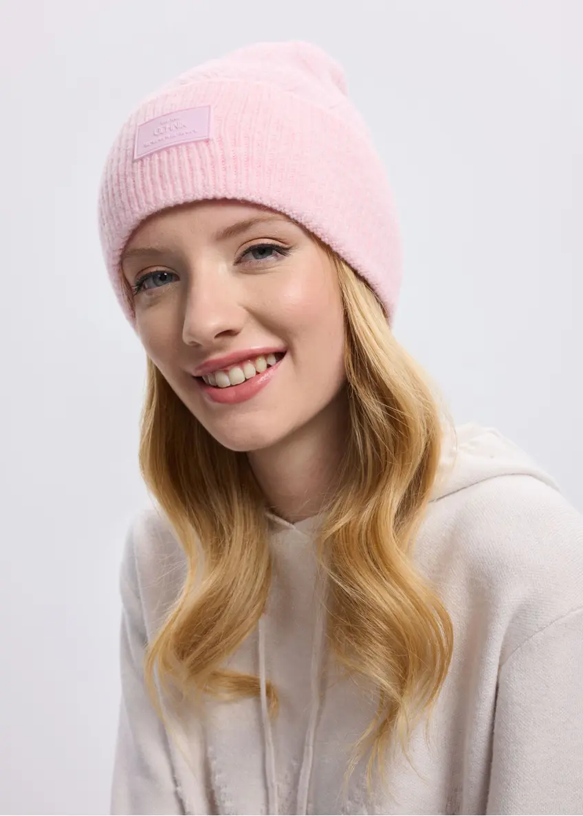 Light pink women's hat CZADT-0192-34(Z24)