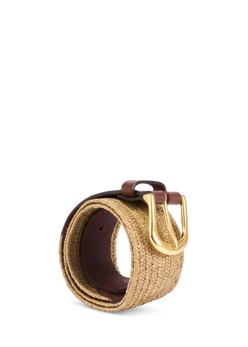 Skórzany szeroki pasek damski PASDS-0338-1E(W26)