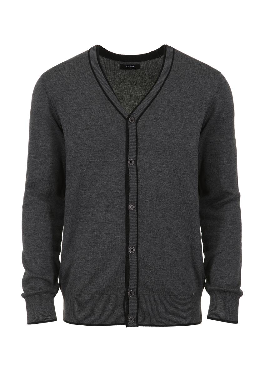 Sweter męski rozpinany KARMT-0002-91(Z23)-04
