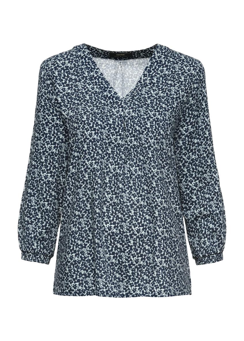 Bluzka damska w kwiaty BLUDT-0172-98(W25)