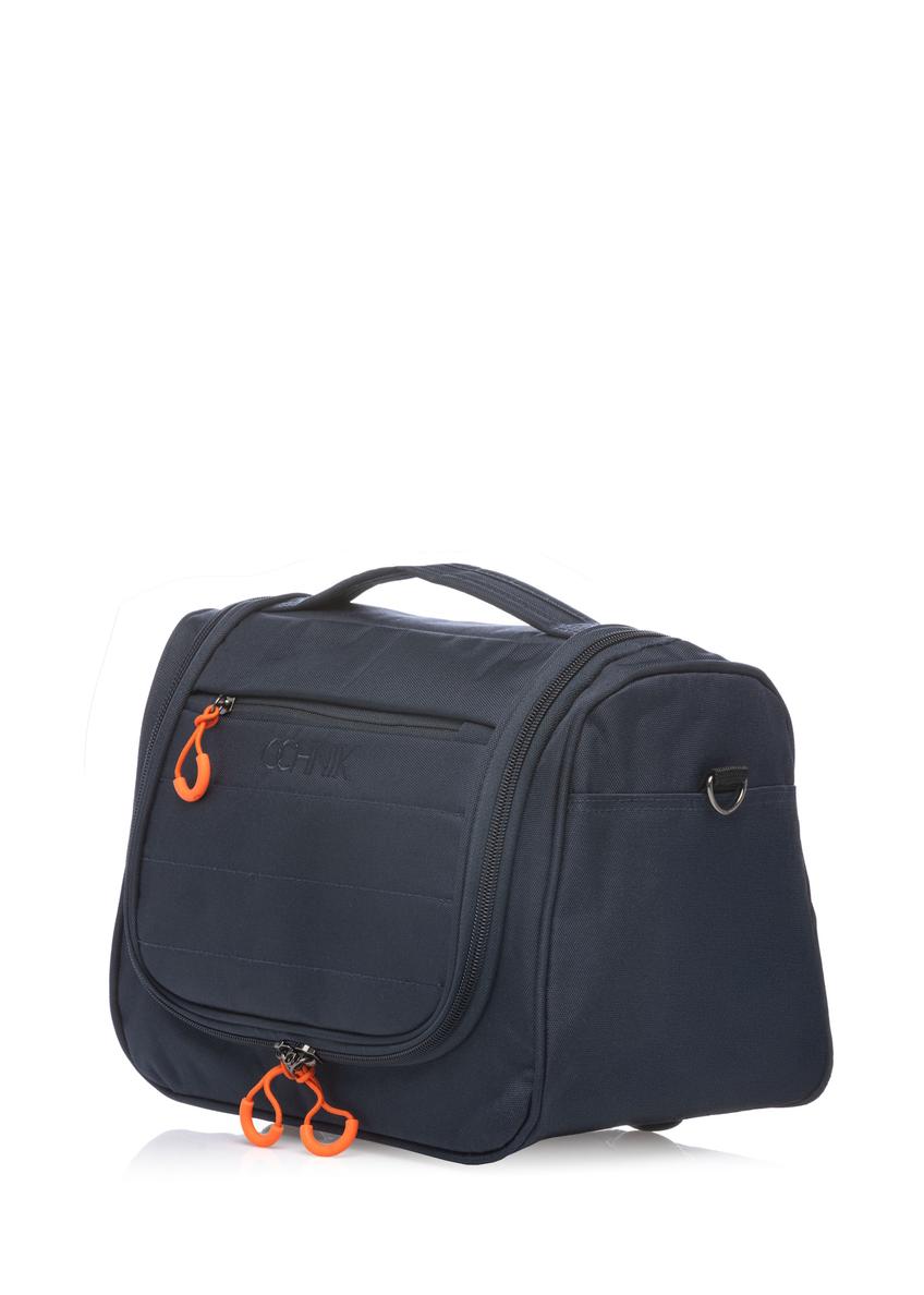 Granatowa duża kosmetyczka WALNY-0045-7D-14(W26)