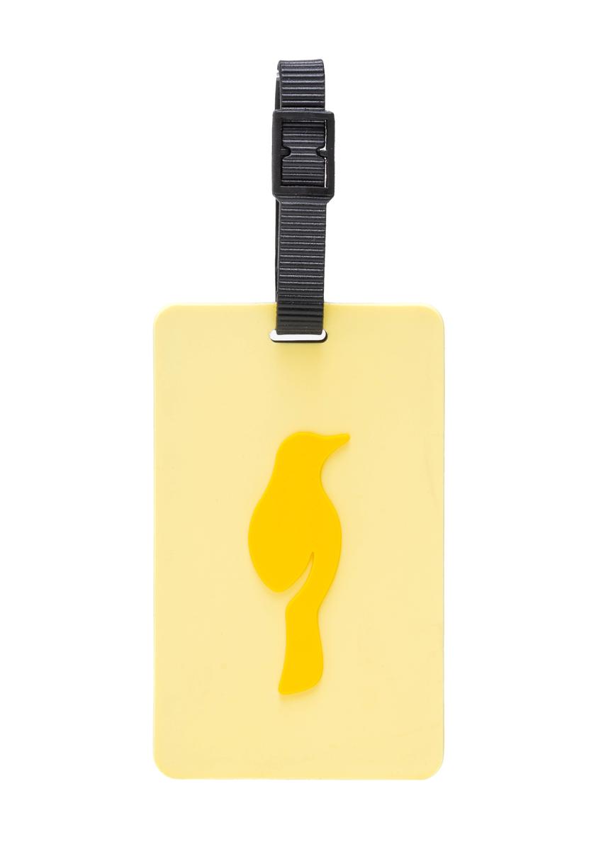 Identyfikator do bagażu AW-012-0011-21(W25), widok produktu z przodu na białym tle.