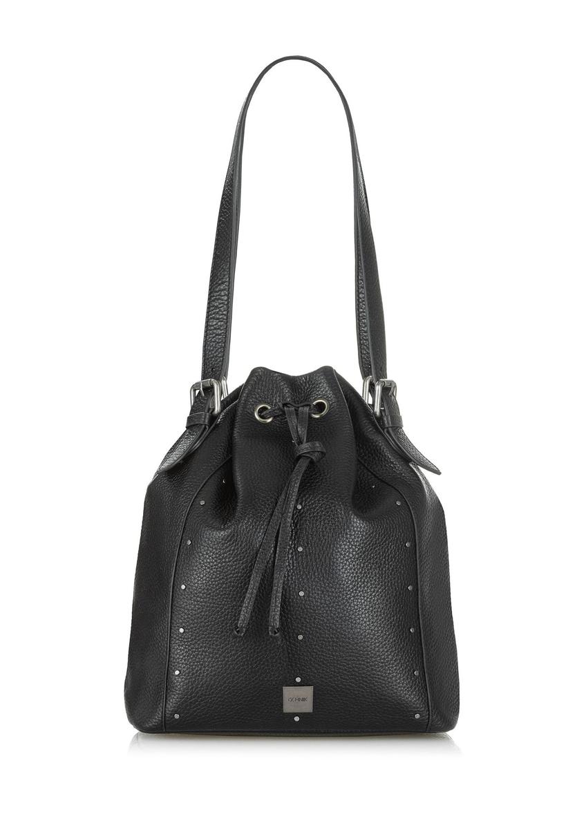 Black leather women's bag TORES-1034-99(Z24)