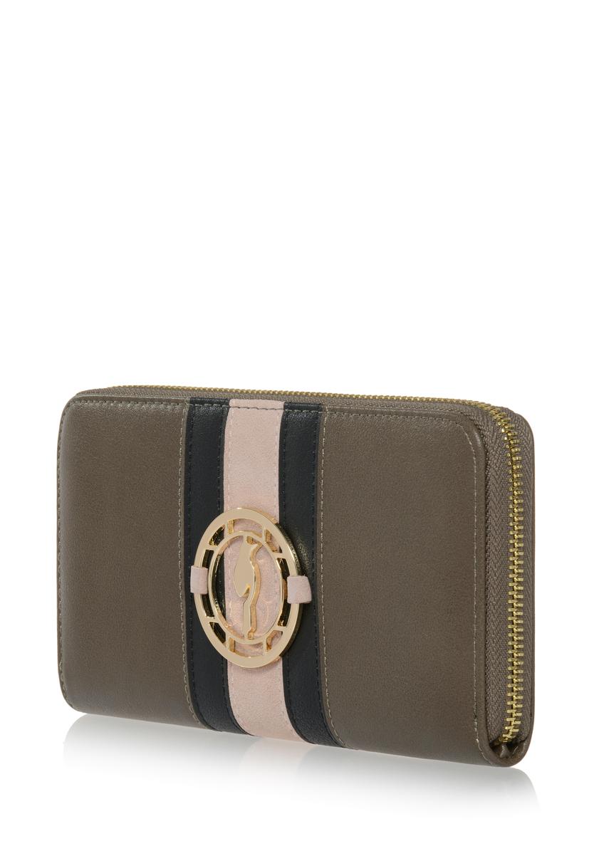 Duży ciemnozielony portfel damski POREC-0358-54(Z23)