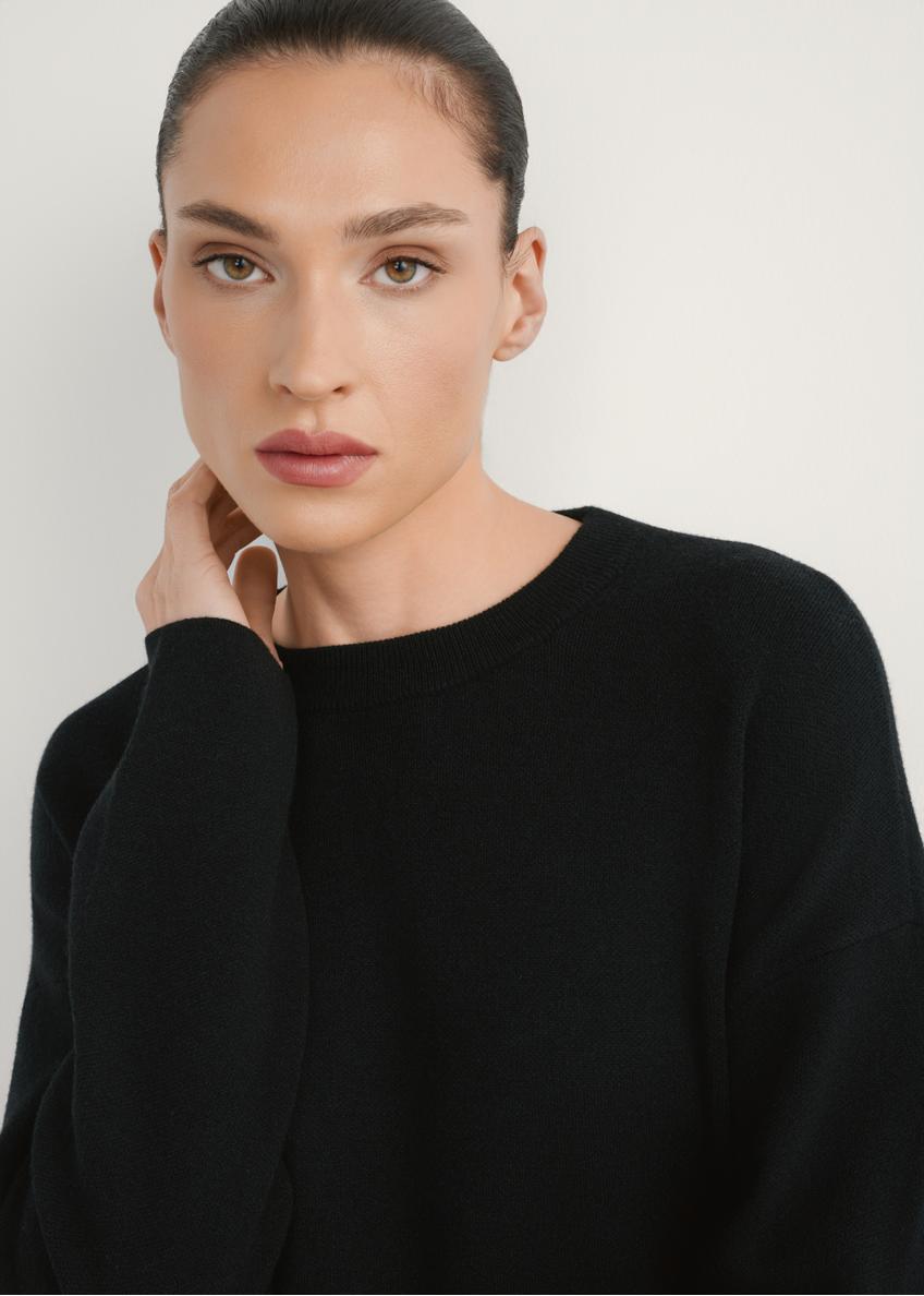 Czarna sukienka damska SUKDT-0260-99(W26)