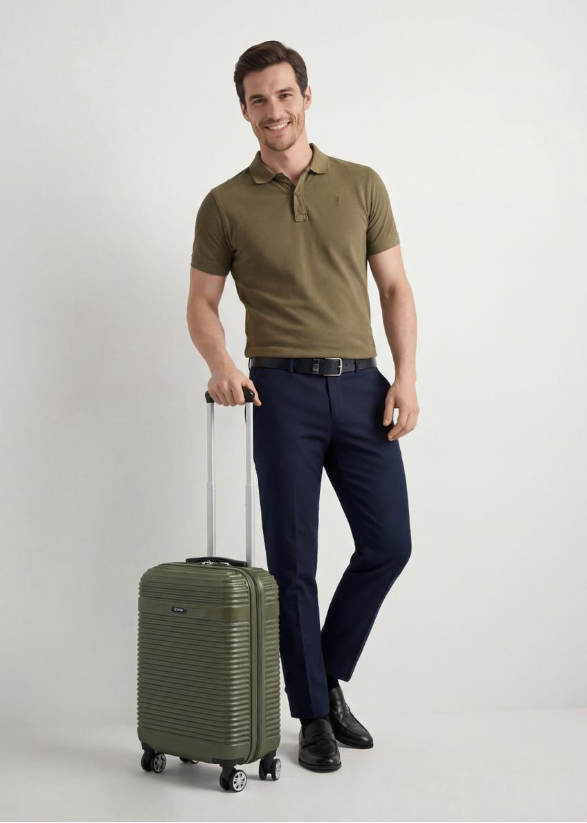 Walizka mała na kółkach WALAB-0040-55-19(W25)