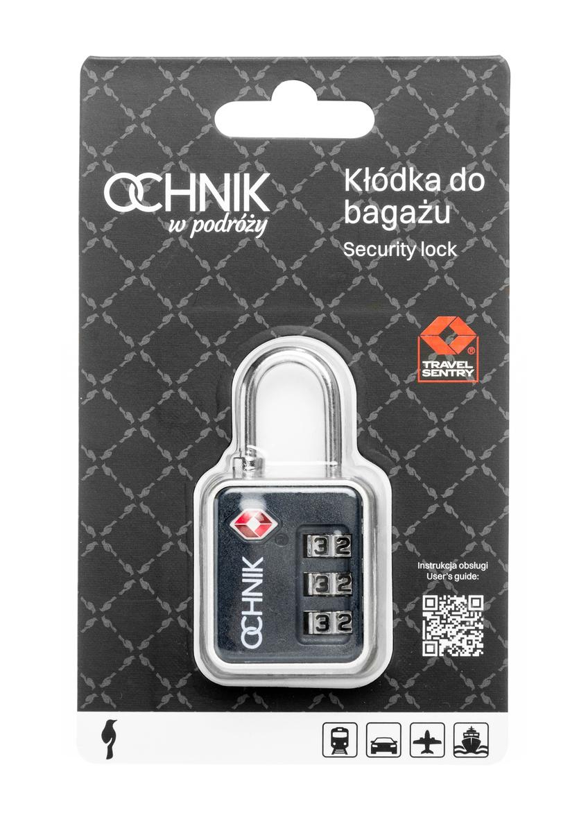 Granatowa kłódka szyfrowa do bagażu AW-015-0008-7D(W26)