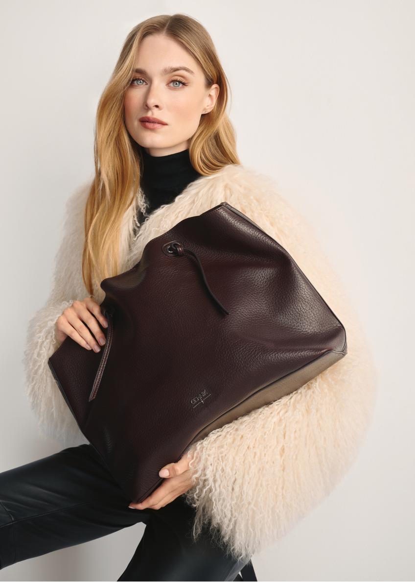 Duża brązowa torebka shopper TOREC-0995A-89(Z25)