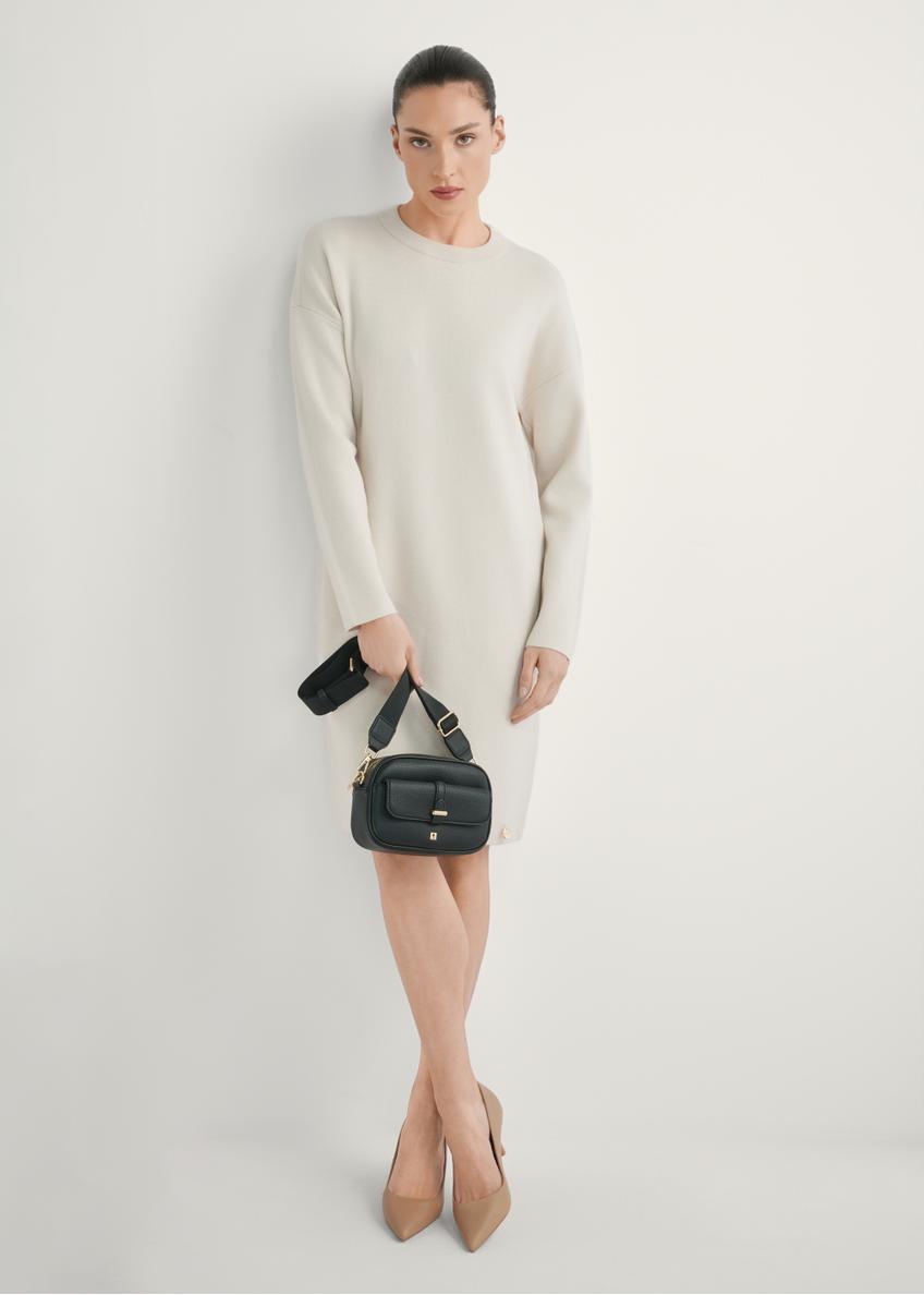 Mała czarna torebka damska TOREC-1174-99(W26)