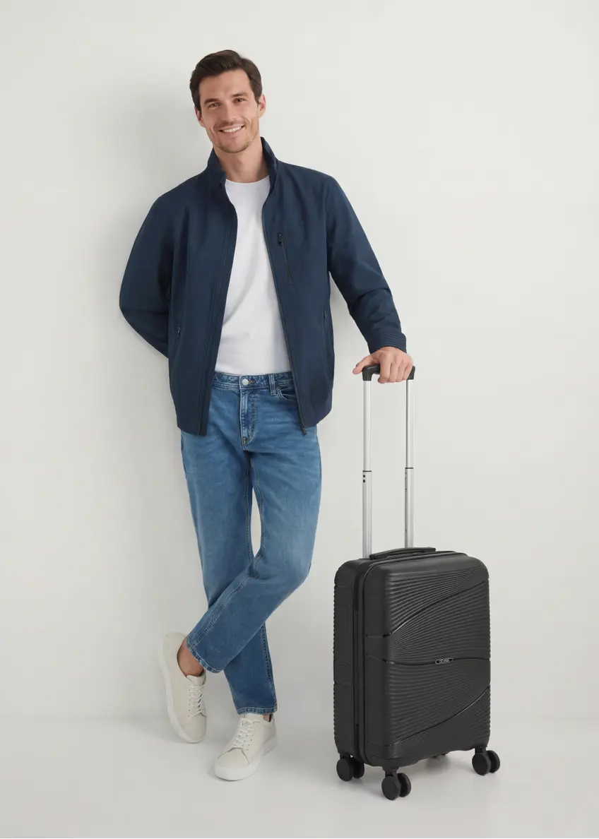 Walizka mała na kółkach WALPP-0021-99-19(W25)