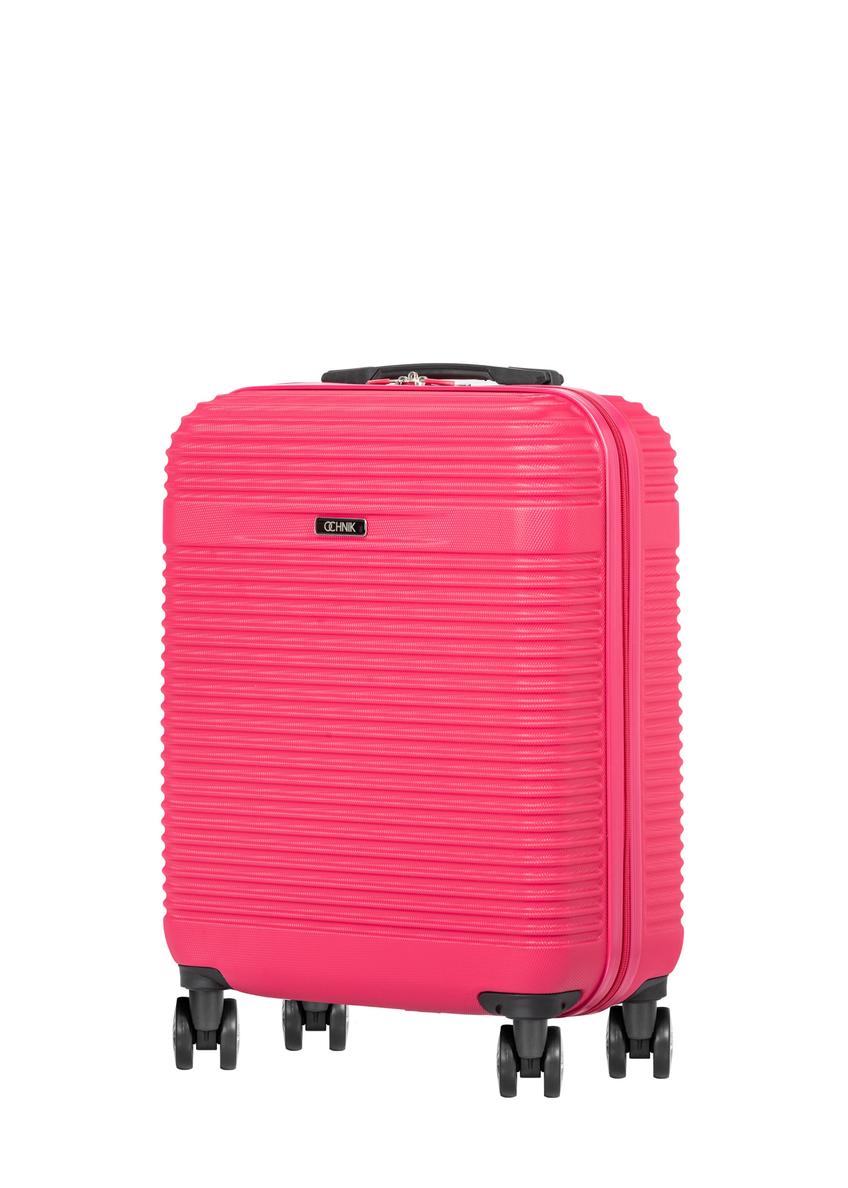 Walizka mała na kółkach WALAB-0040-5E-19(W26), widok produktu skosem na białym tle.