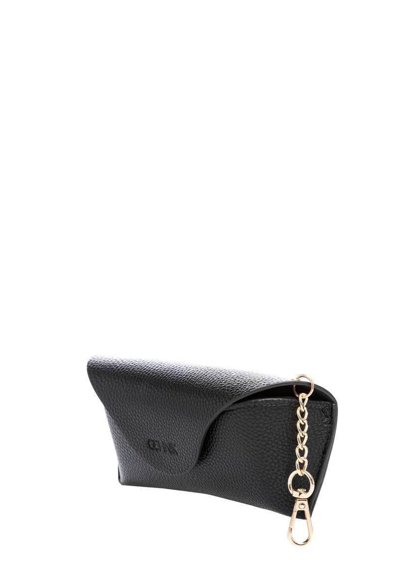 Czarne etui na okulary POREC-0435-99(W26)